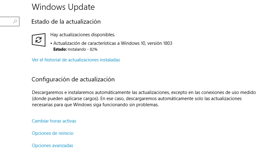 Windows 10 ≈ Error Con Actualización A Versión 1803 Microsoft Community 6680