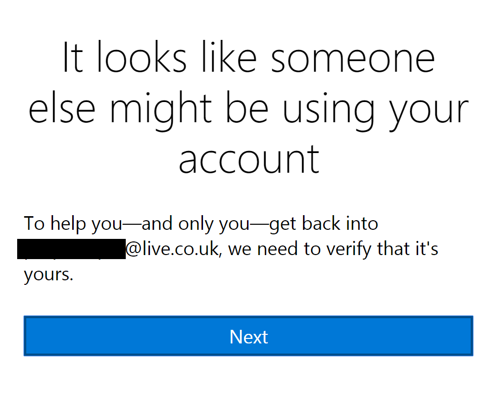 3 days spent trying to access my account but Microsoft won