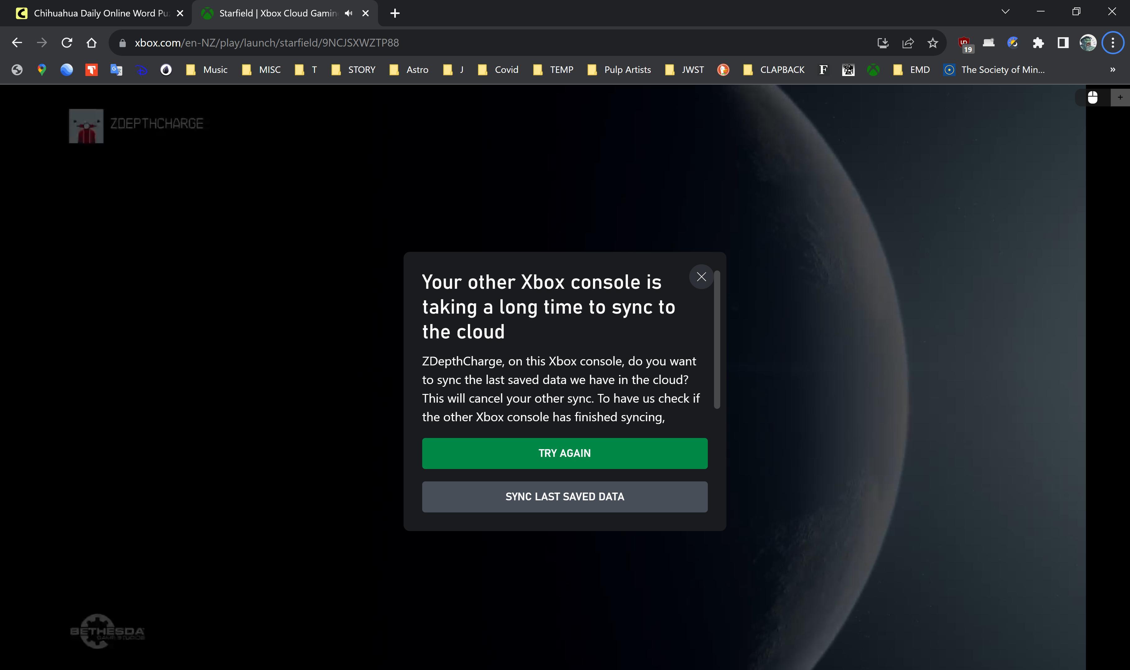 How to fix Cloud Gaming not working error in Starfield - Dot Esports