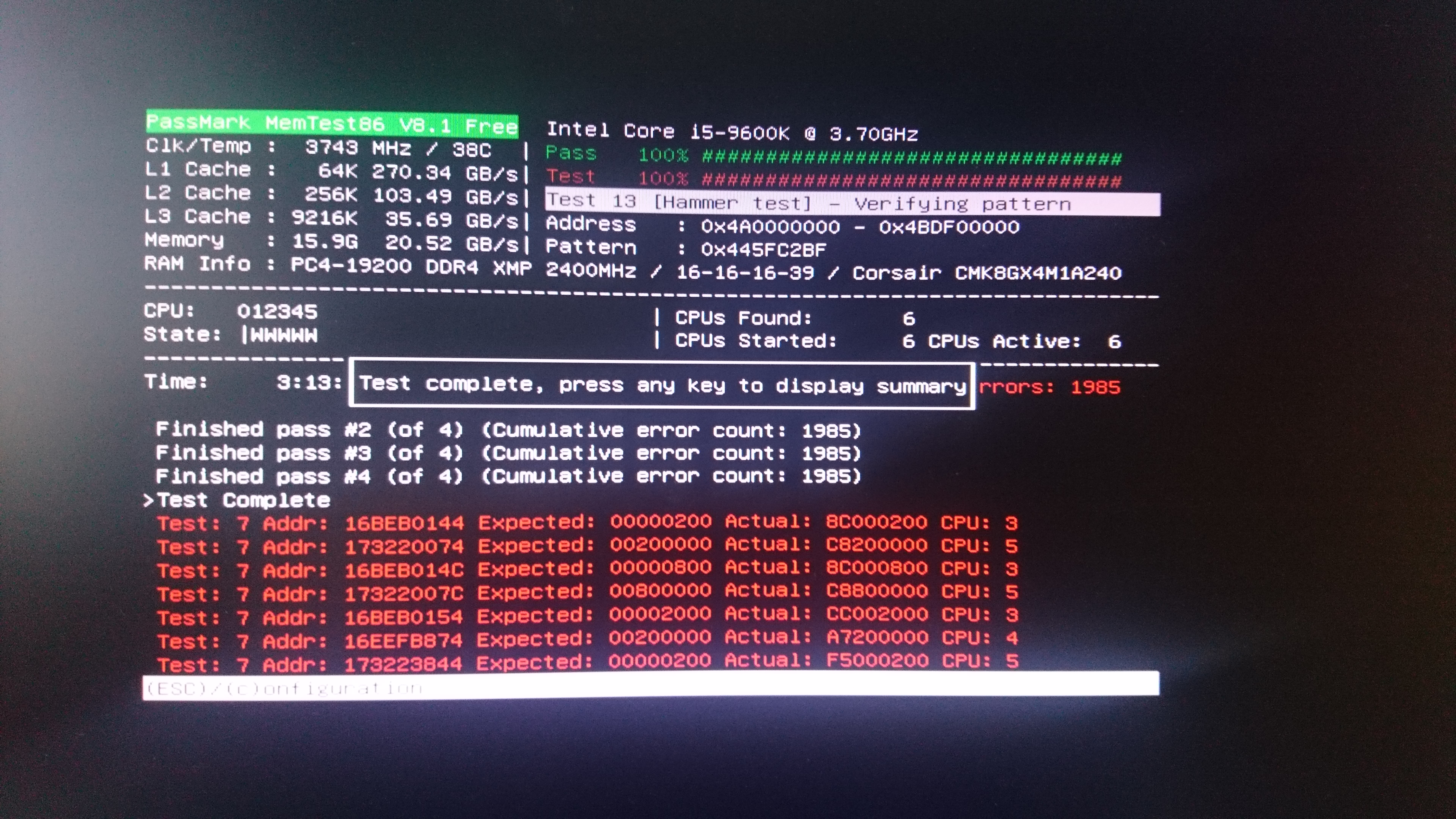 Memtest86. Memtest86 ddr4. Ошибка оперативной памяти. Memtest ошибки. Результат memtest.