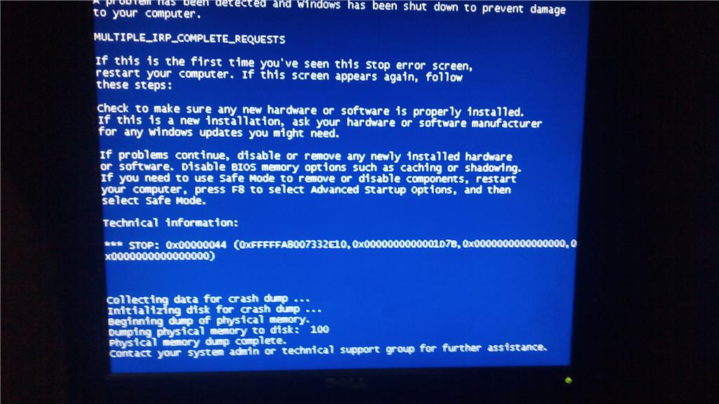 Windows 7 | Error BSOD - Microsoft Community