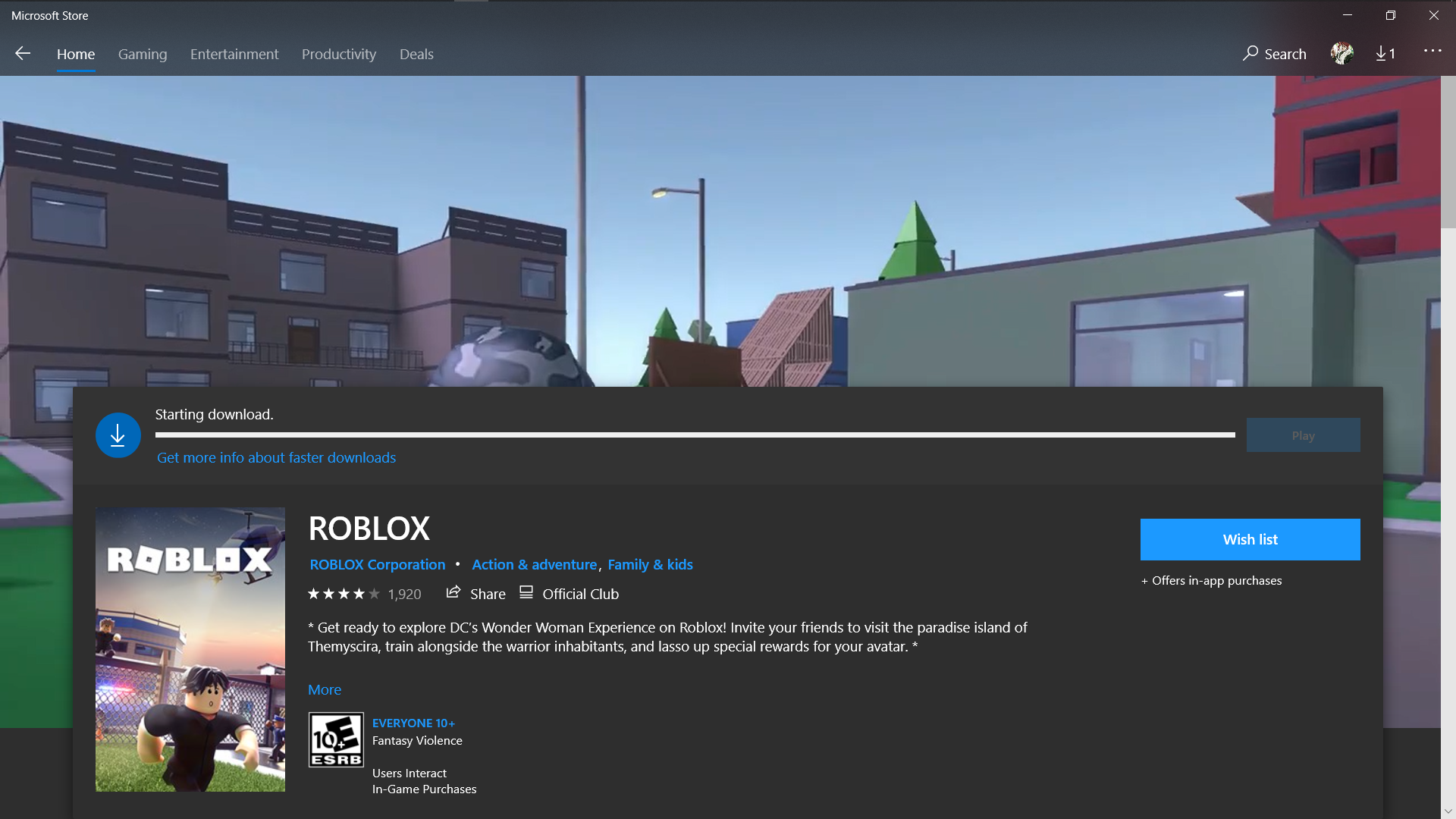 have people ever download Roblox on the Microsoft? by