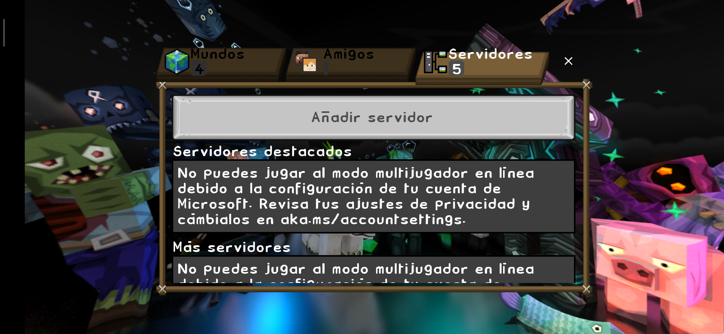 Minecraft No Me Deja Iniciar Sesion Translation Minecraft Microsoft Community