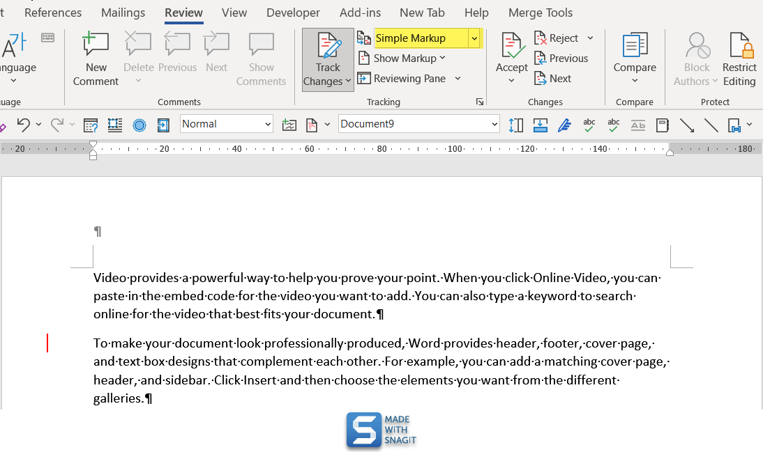 How to add change bars to Word document - Microsoft Community