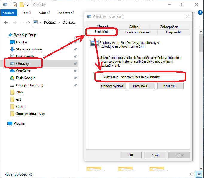 Jak přesunout Fotky z OneDrive do PC?
