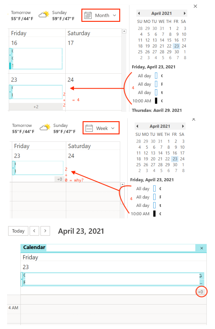 Outlook 2016 Count of all day events inaccurate Microsoft Community