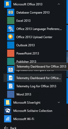 ms office 2013 icons missing