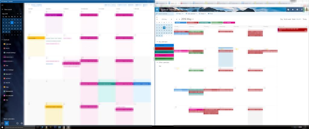 Unable to delete calendars in Windows 10 calendar app Microsoft Community