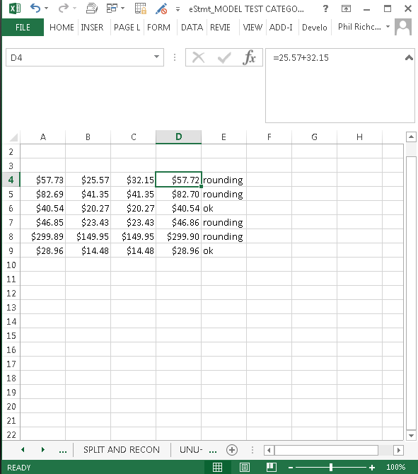 identify rounding error - Microsoft Community