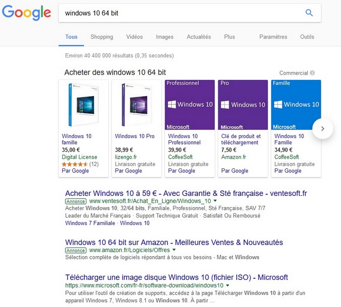 Acheter licence Microsoft Windows 10 Pro Education pas cher à télécharger