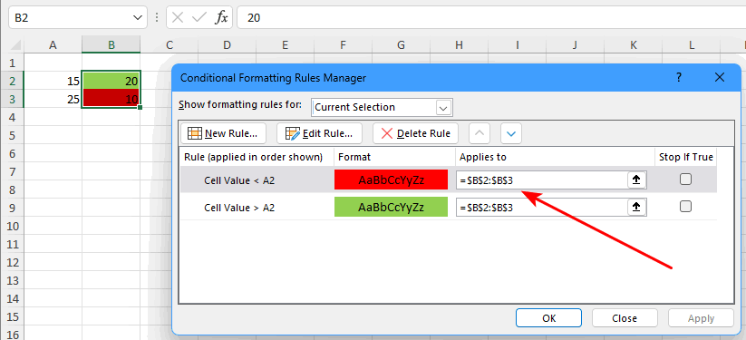 How To Drag Conditional Formatting