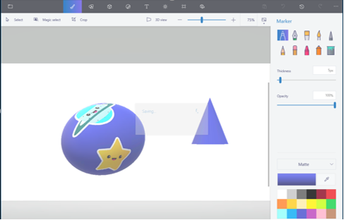 Why does paint 3d ask to save changes to 'untitled' after a save ...