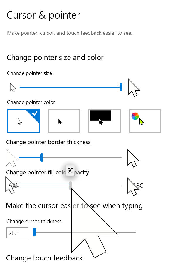 Changing the cursor - Microsoft Community