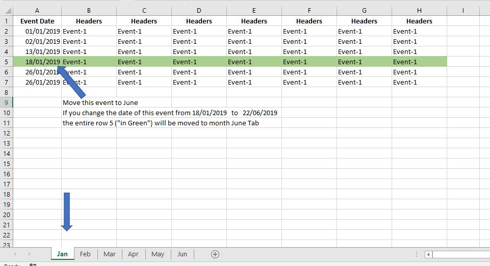 Transfer Excel Row From Sheet To Sheet Automatically Based On A Cell