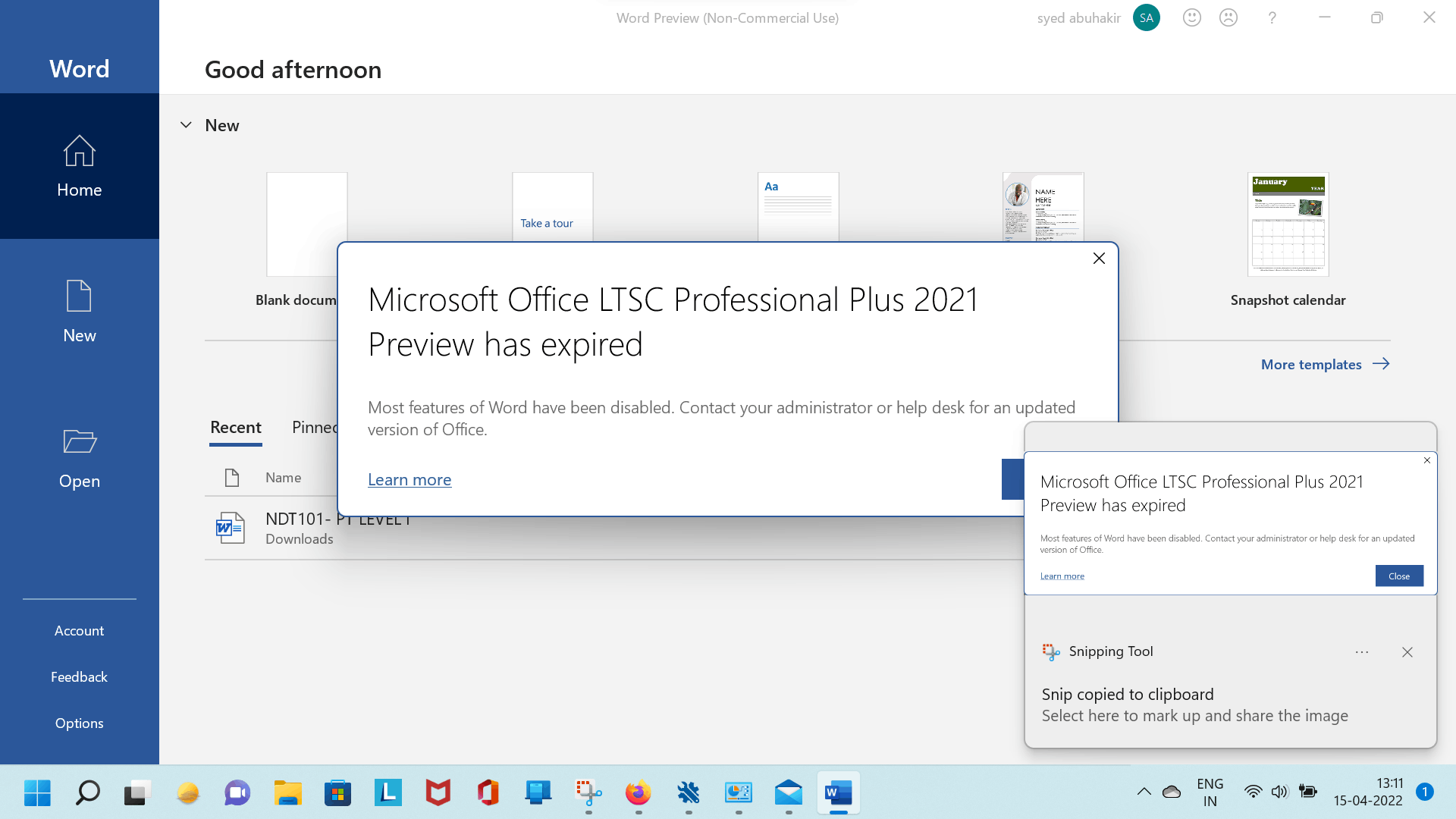 Office 2021 Pro Plus Activated But Not Showing Product Activated ...