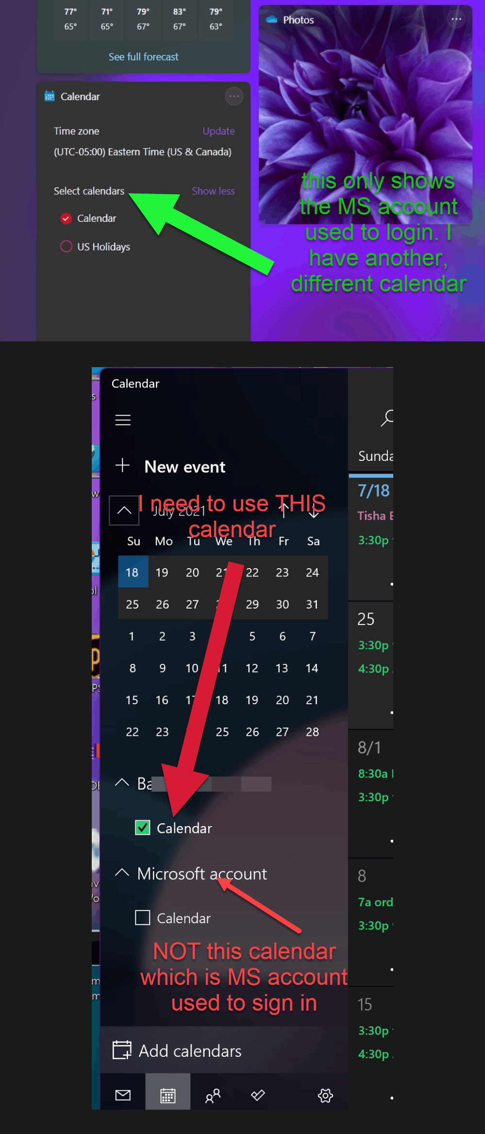 Calendar Widget Windows 11 Microsoft Community