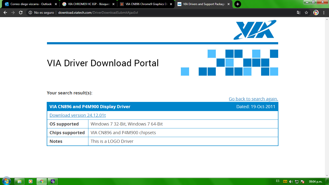 Via chrome9 hc igp driver win 7 download free. full