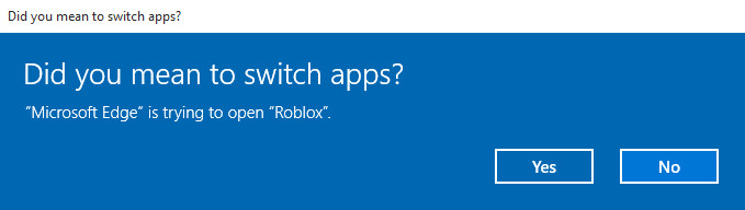 Disable Did You Mean To Switch Apps Microsoft Community