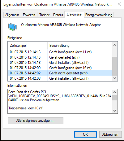 Qualcomm atheros wlan treiber