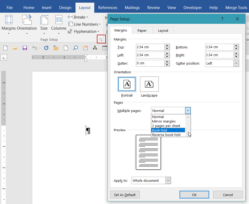 Printing a booklet in Word - Microsoft Community