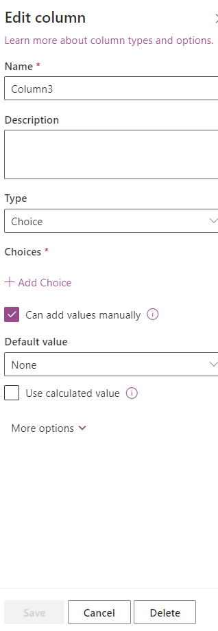 Edit Column In Microsoft Lists - Microsoft Community