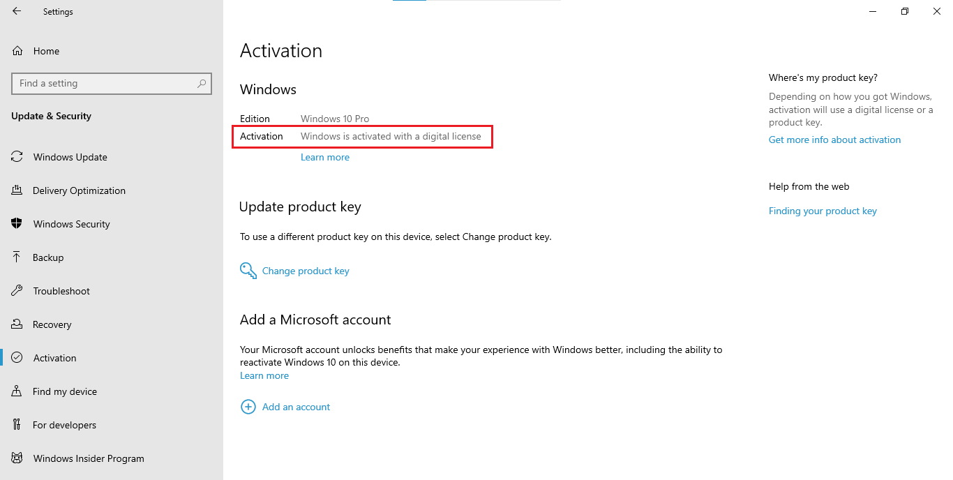 Is there a way I can activate my Windows 11 Pro product key on my PC -  Microsoft Community