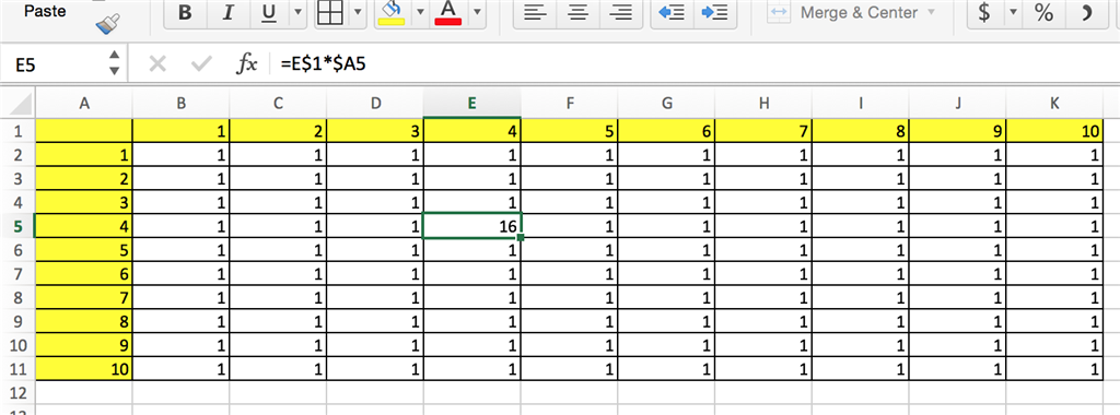 Manual Calculation Excel Mac