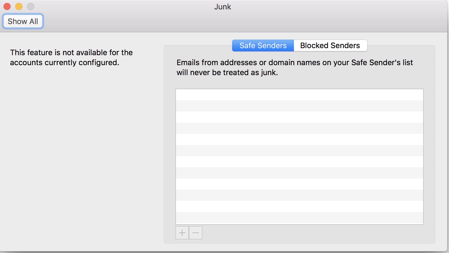 Outlook For Mac Junk Email Preferences Greyed Out