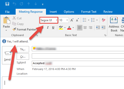 how to change the color of meetings in outlook for mac