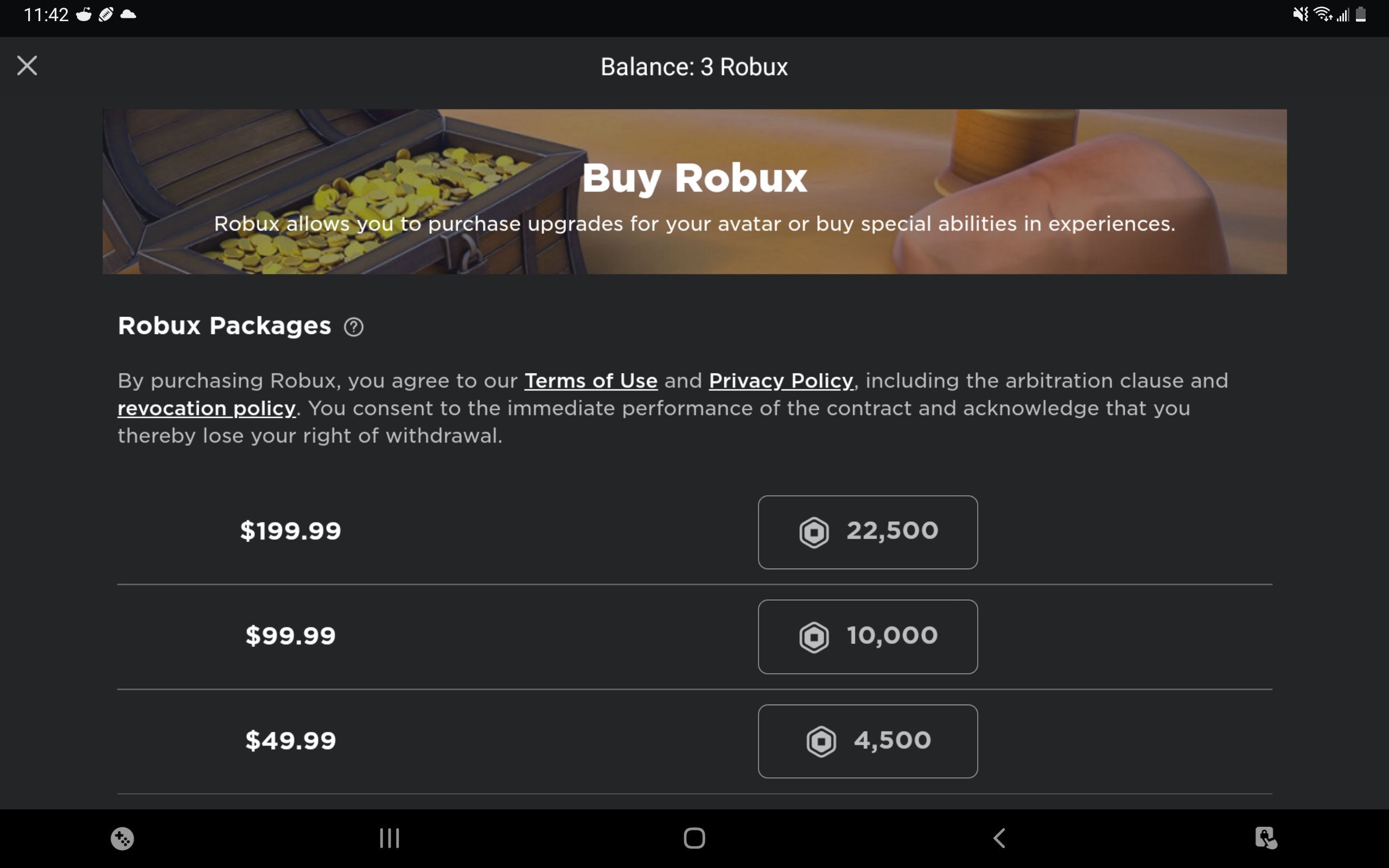 4500 Robux for Xbox