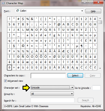 Charmap is limited to 221 characters and won't scroll - Microsoft Community