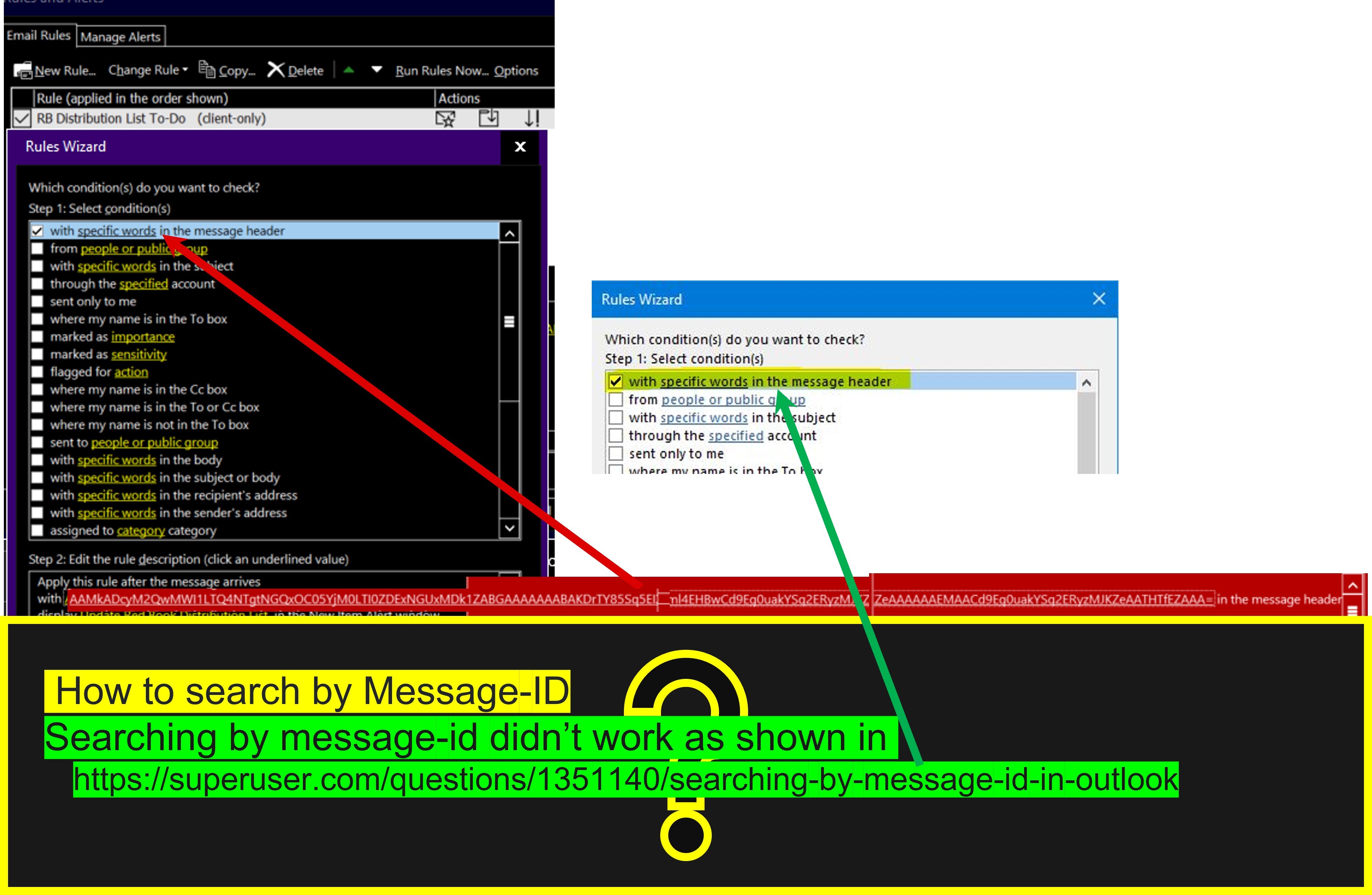 How To Search Outlook By Message id Microsoft Community