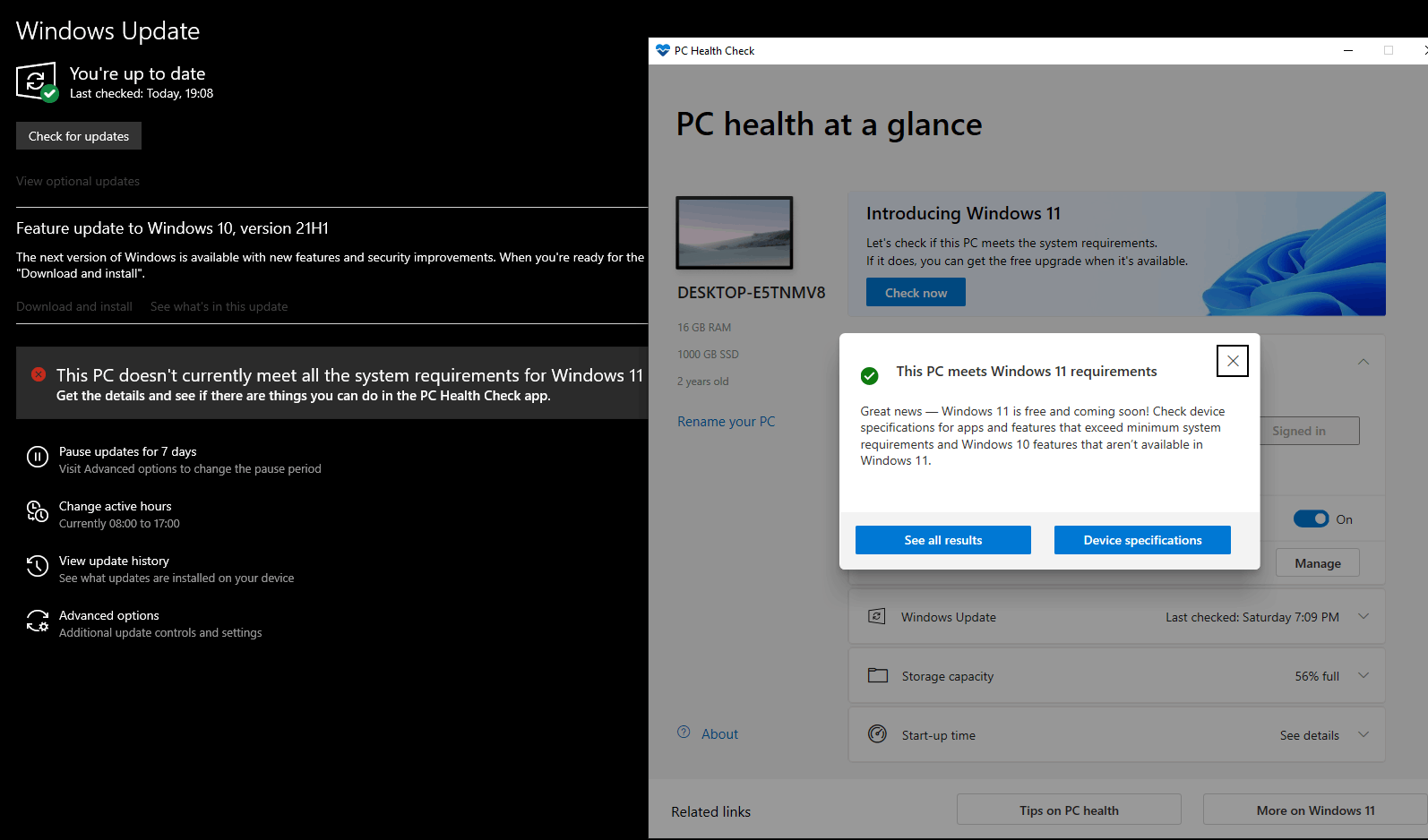 How to use the PC Health Check app - Microsoft Support