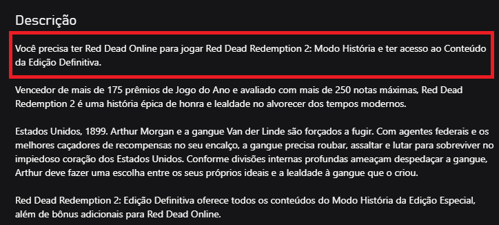 Red Dead Redemption 2: Edição Definitiva