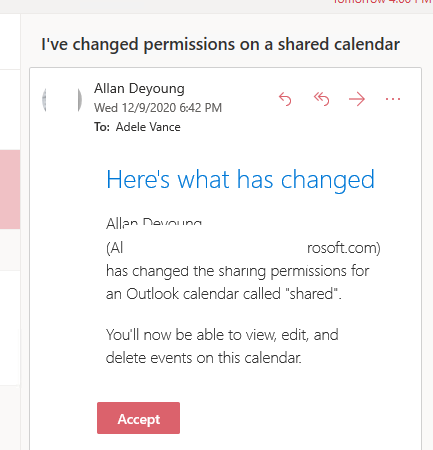 Unable To Edit Calendar In Outlook 365 When Permissions Are Changed ...