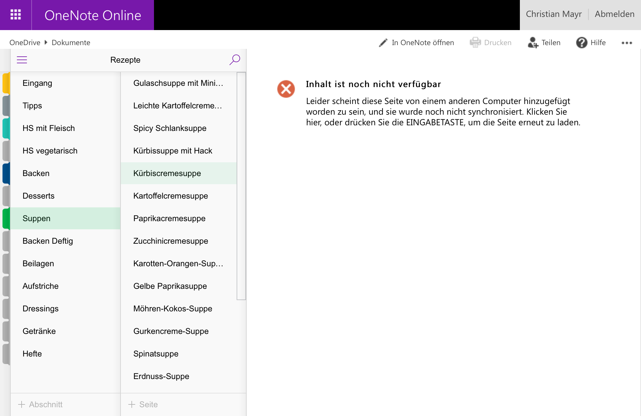 Onenote Doesn T Fully Sync Notebooks Microsoft Community