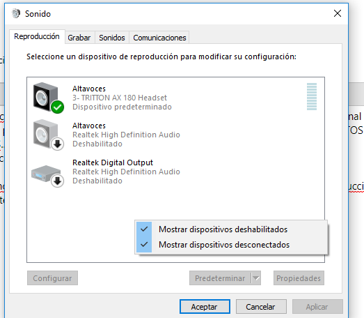 Adepto Víspera de Todos los Santos Islas Faroe Windows 10: No reproduce audio por HDMI. - Microsoft Community