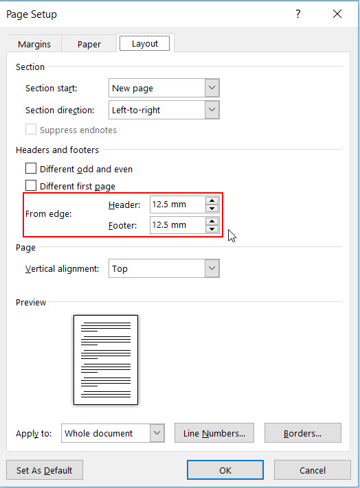 Setting bottom (page) margin on custom labels - Microsoft Community