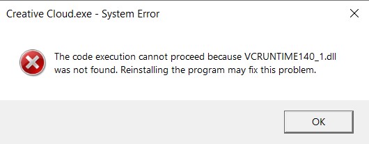 Currently Getting System Error After A Recent Update Microsoft Community