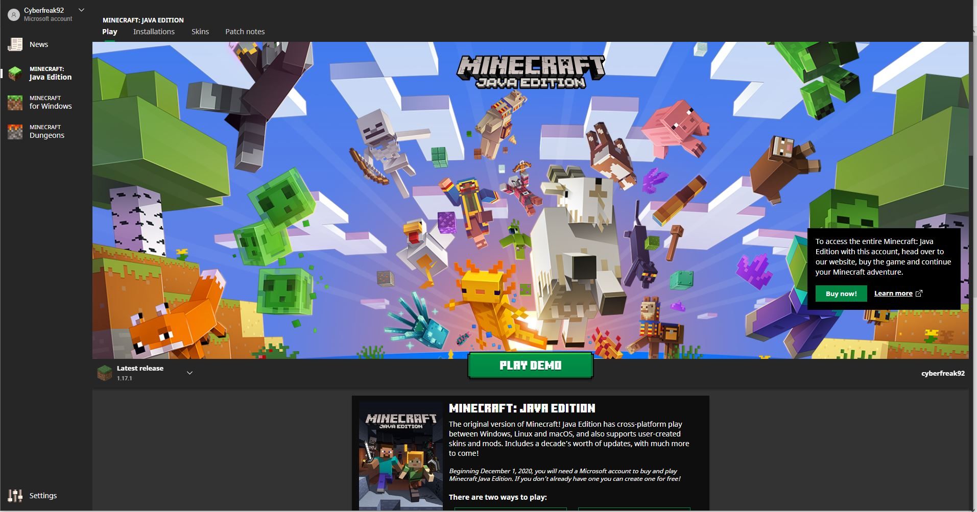 Minecraft Launcher Microsoft Community