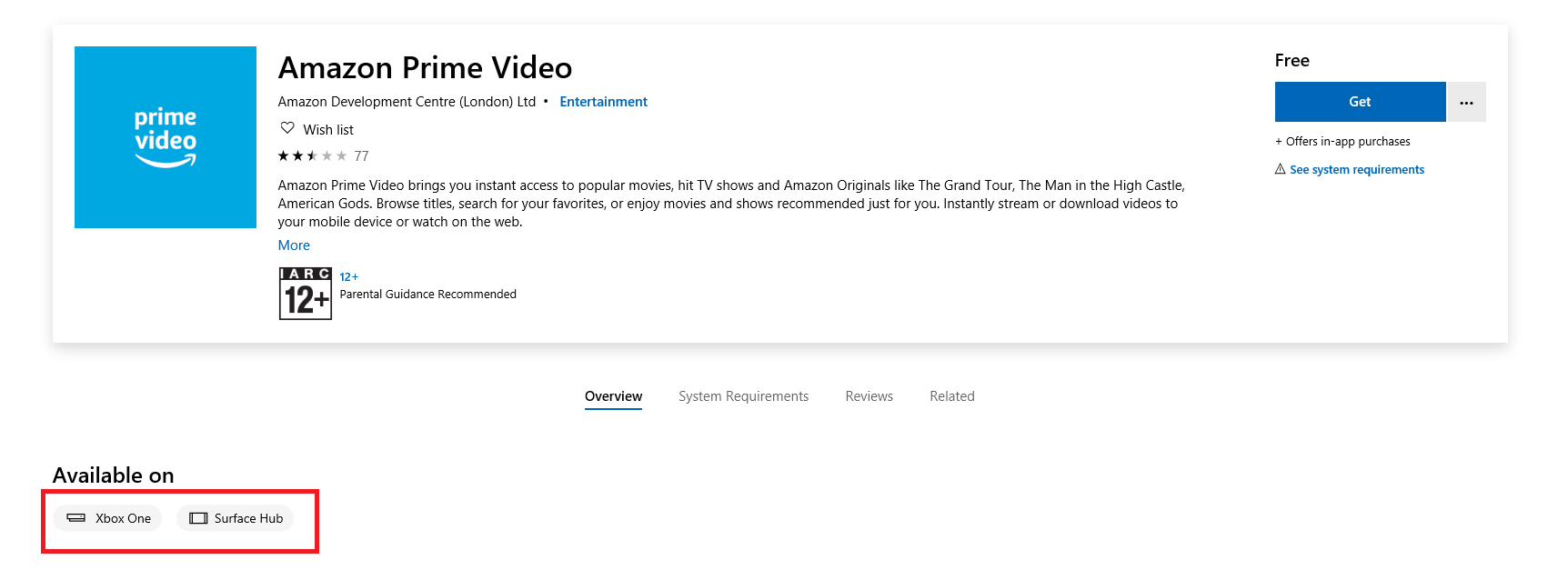 Downloading Prime Video App On Windows 10 From Microsoft Store Microsoft Community