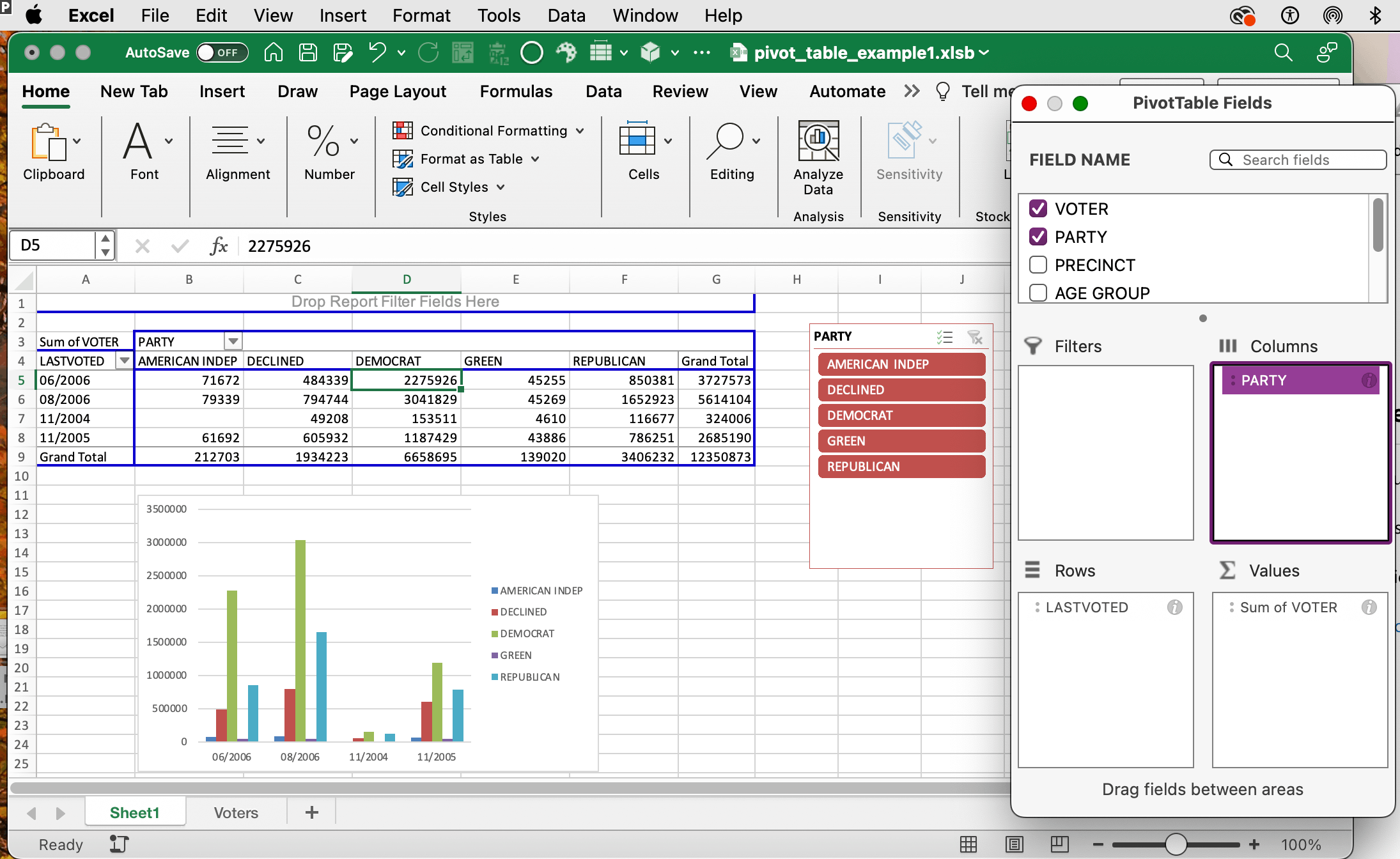 Need column labels as filter option in pivot table - Microsoft Community