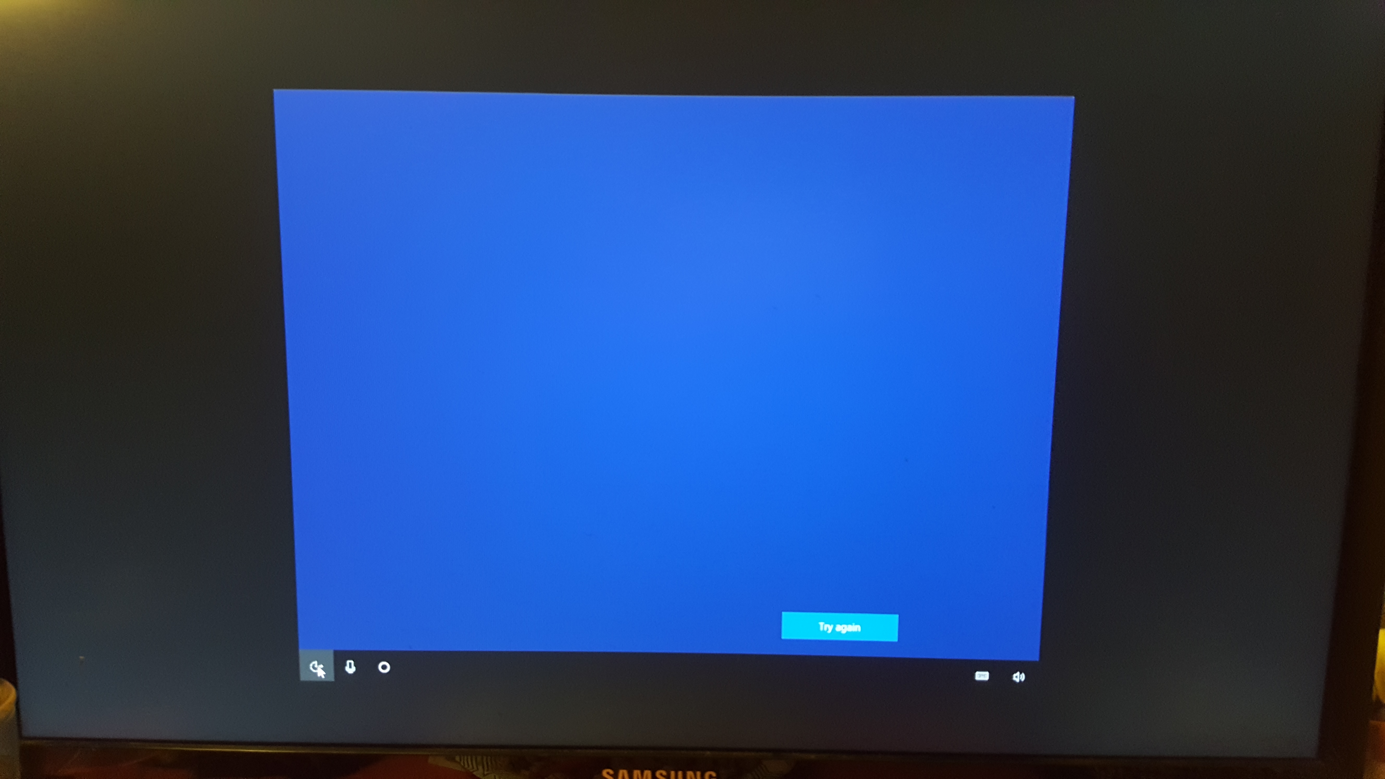 værdig Intensiv Luksus Desktop stuck on blue box - Microsoft Community