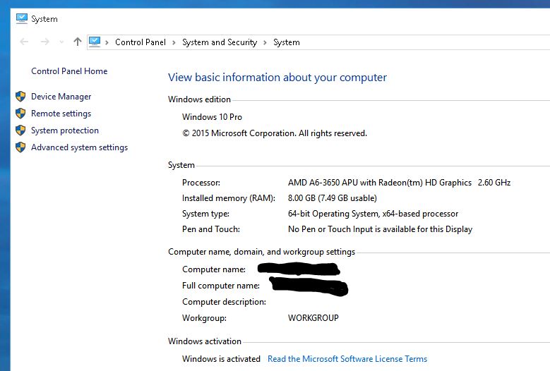 Licence Windows 10 Home Prémium 64 Bits