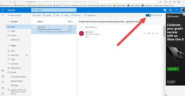 New Outlook Layout Is Horrible - How Do I Get The Old Version Back ...