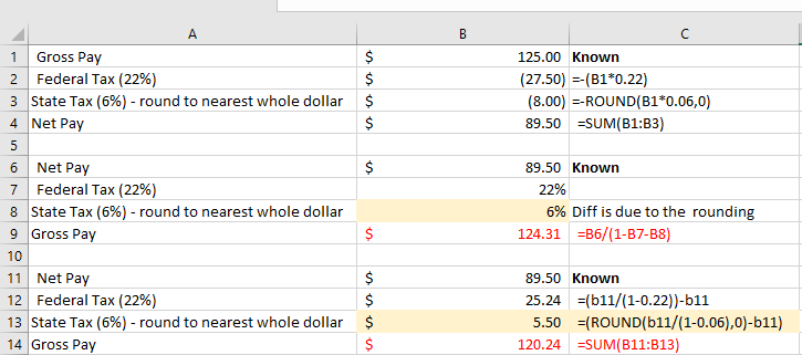 How To Calculate Vat From Gross Amount In Excel 2 Exa 5832