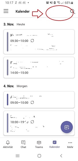 Kein Kamera Symbol In Der Android App Microsoft Community