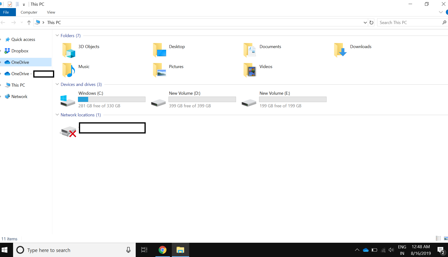 duplicate folders of onedrive/ two icons of onedrive in the file