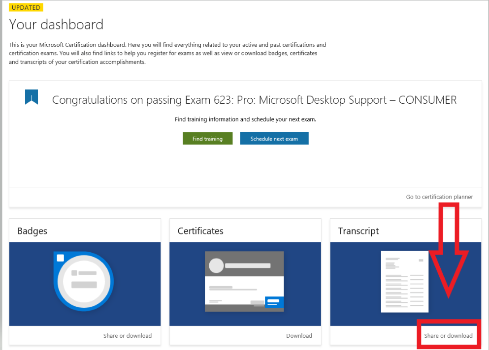 To Obtain A Copy Of My Microsoft Excel Certification Training Certification And Program Support