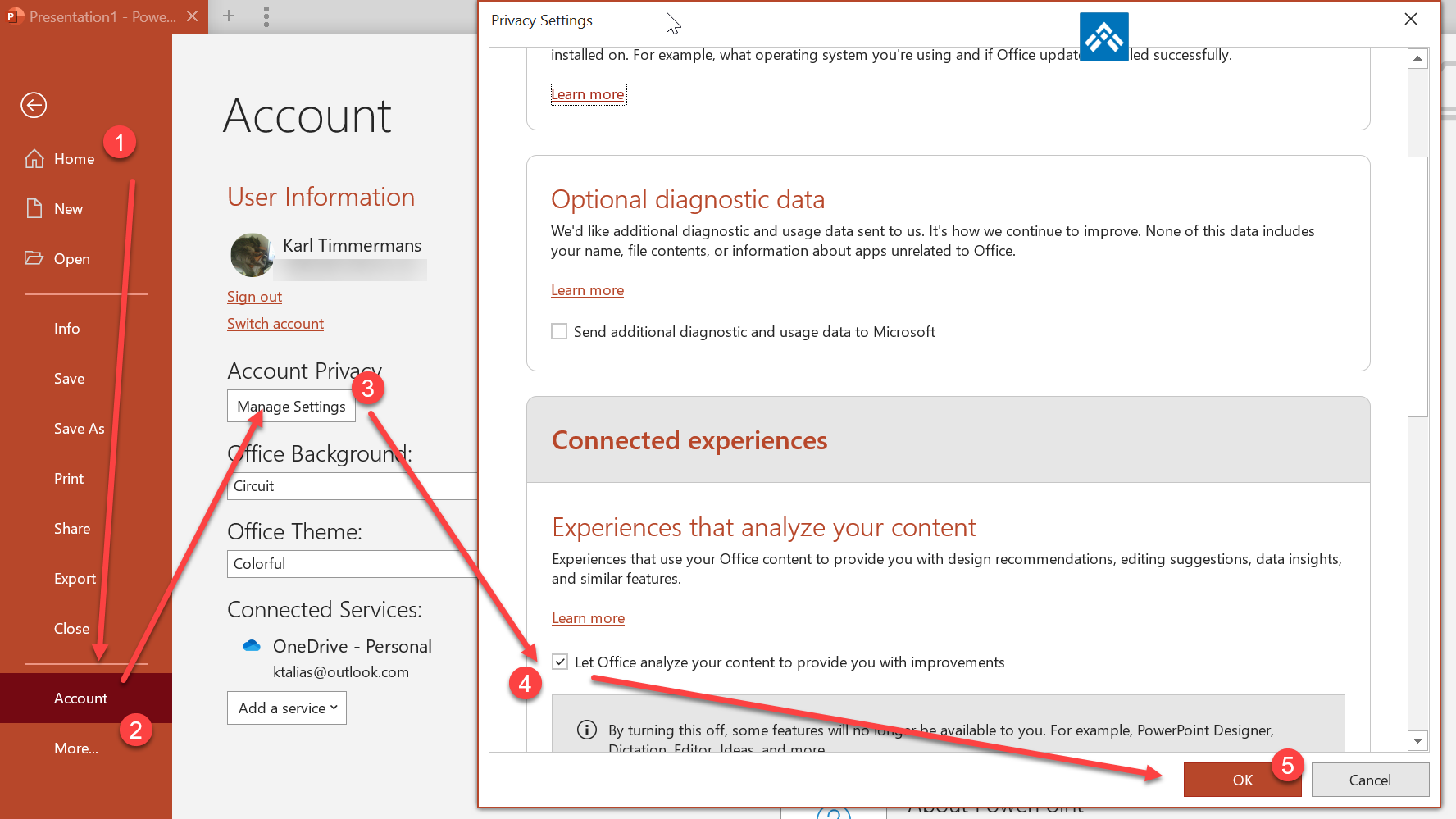 I Can't Find Design Idea Button In My Powerpoint - Microsoft Community